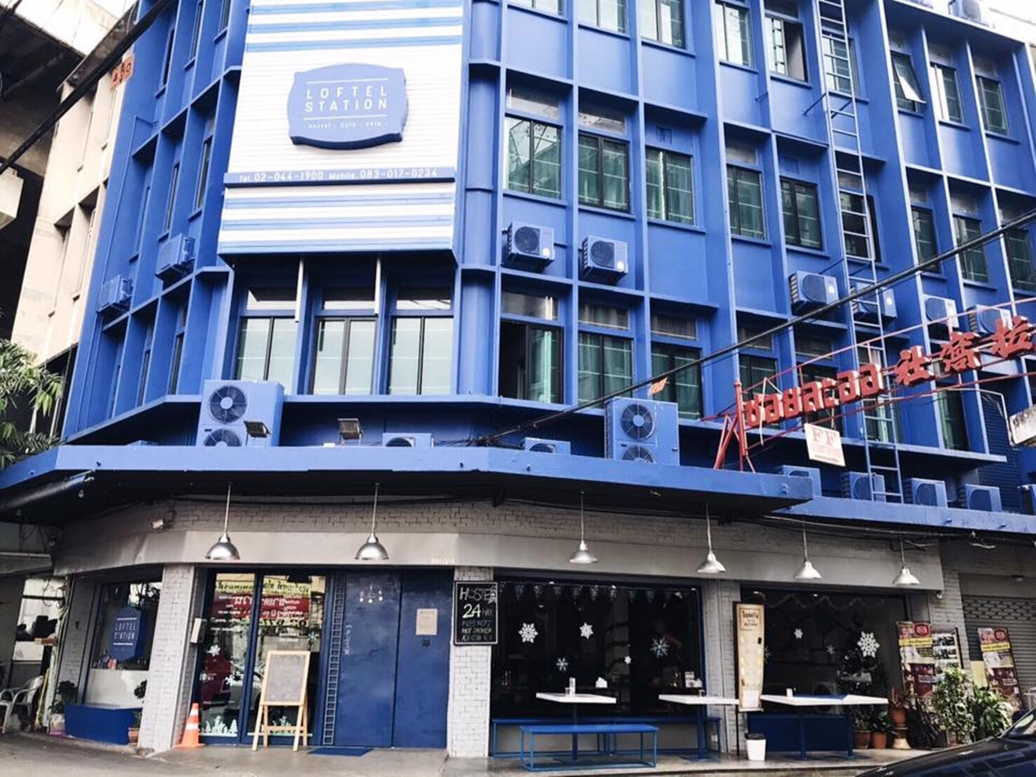 Loftel Station Hostel Bangkok Bagian luar foto